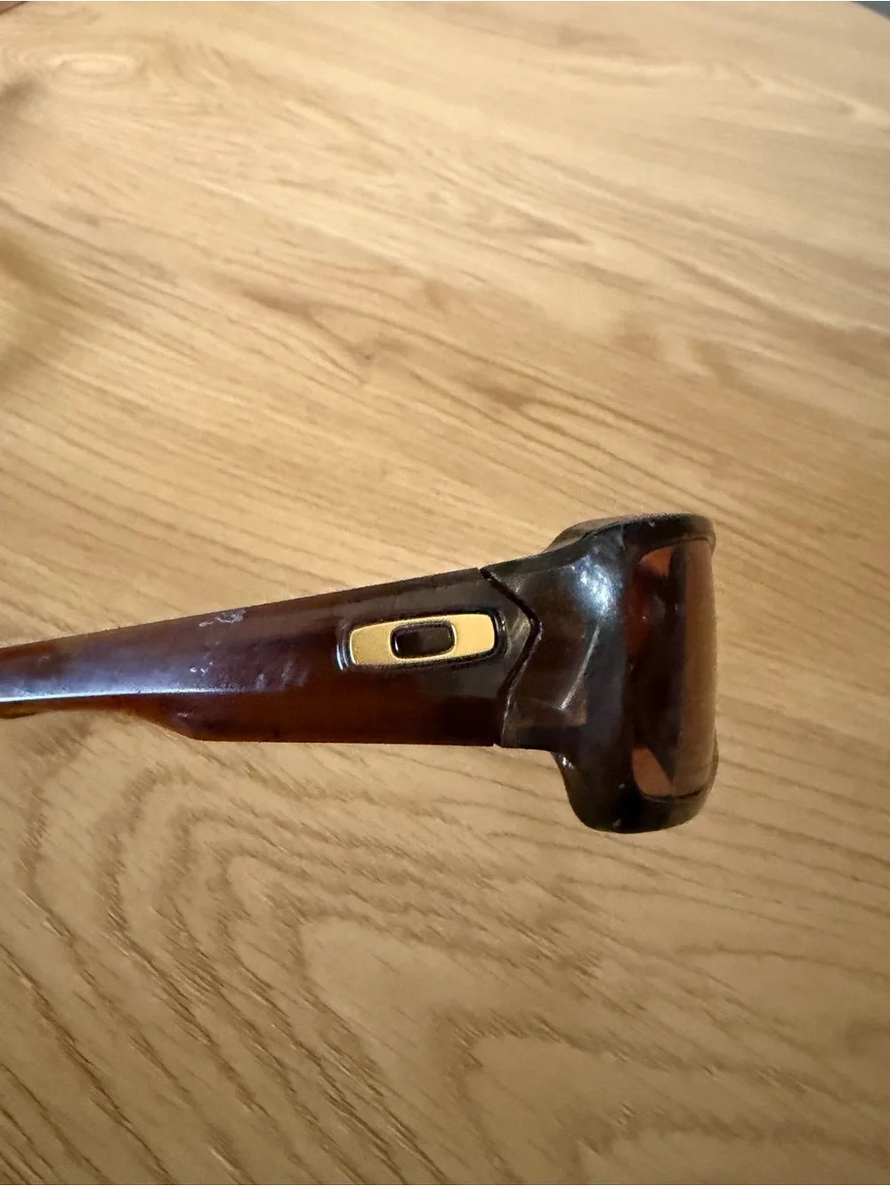 Oakley Fives (4+1) Vintage Made in USA Brown Frame Sport Sunglasses
